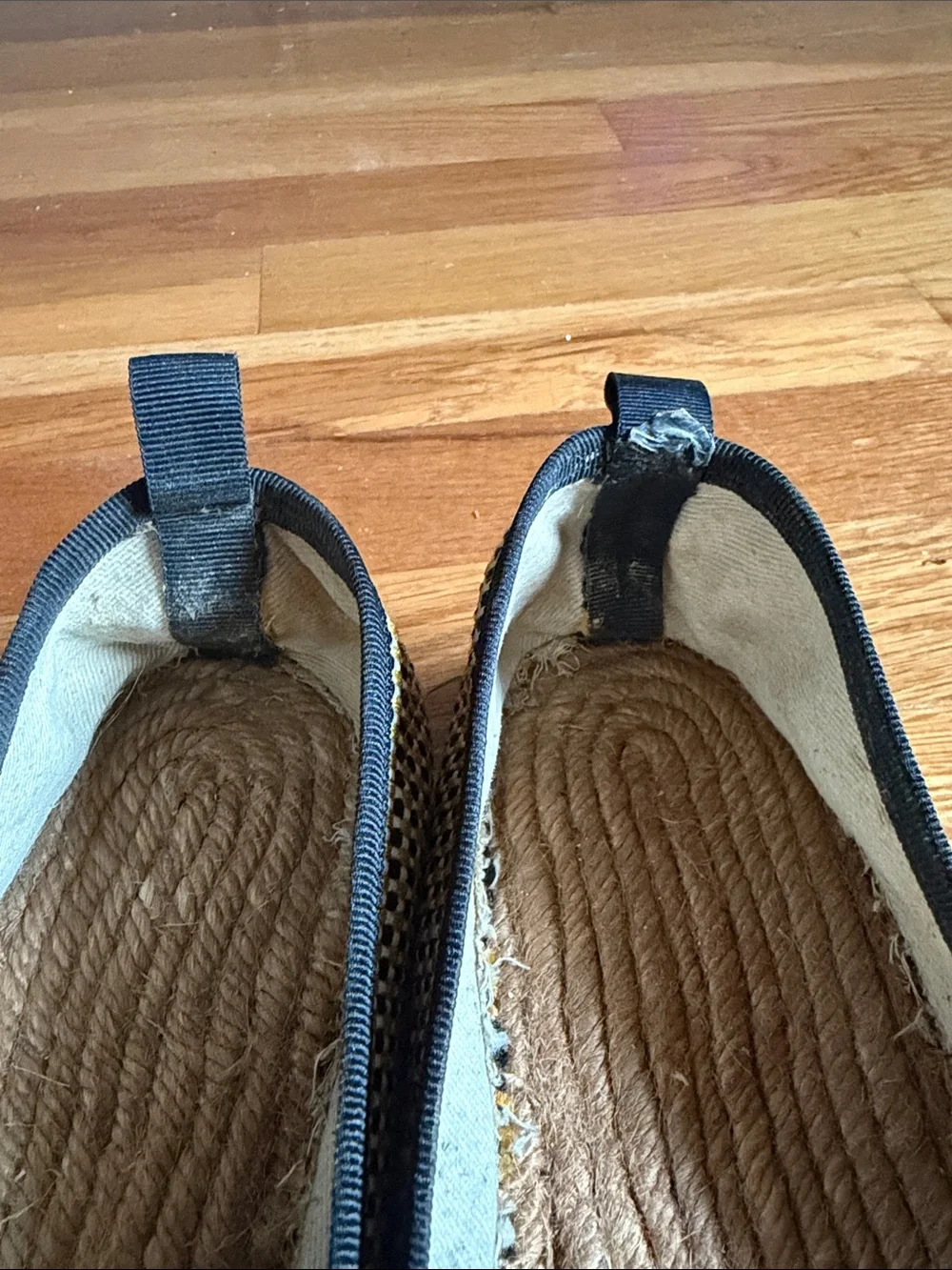 Fendi Black and Yellow Espadrilles